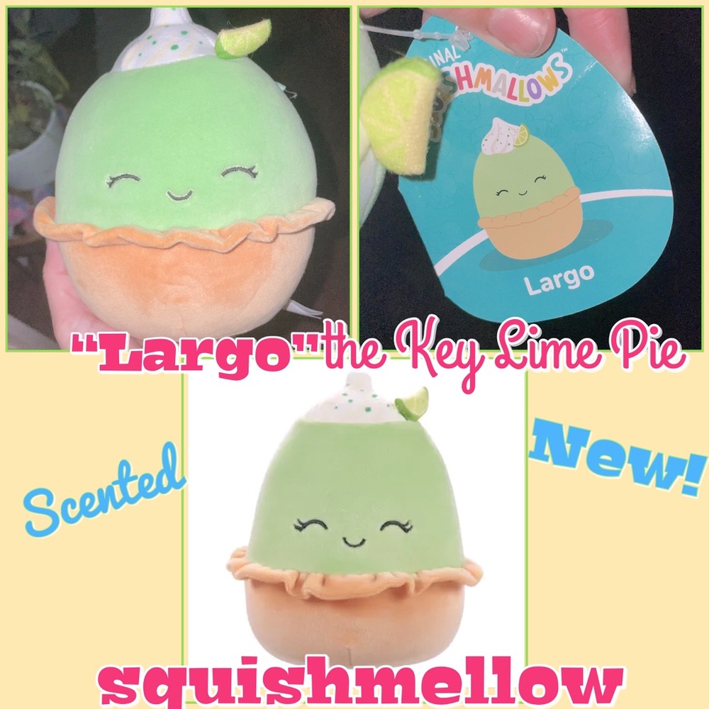 New with tags ! 
Scented Largo the Key Lime Pie Squishmallow